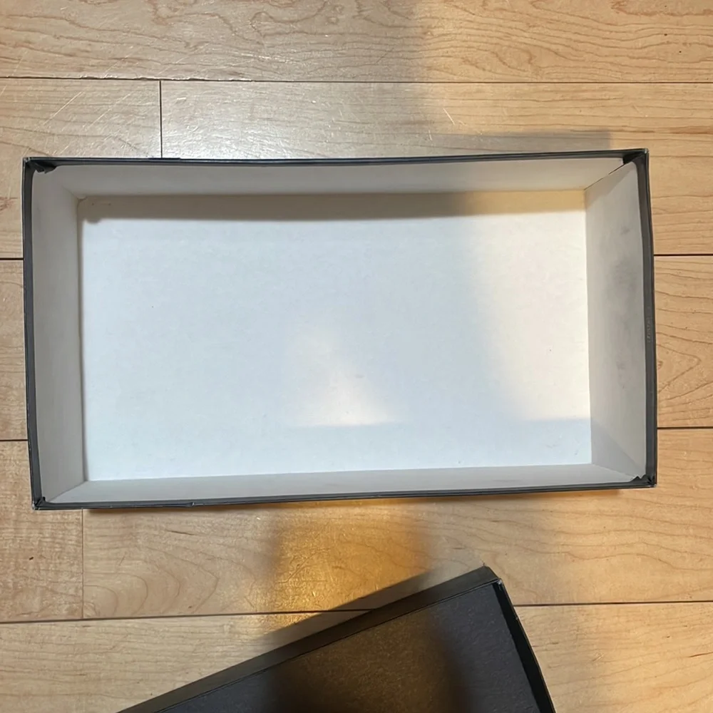 BURBERRY Empty shoe handbag storage gift box black logo